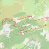 Trace GPS Tedenat - Cirque du bout du Monde, itinéraire, parcours