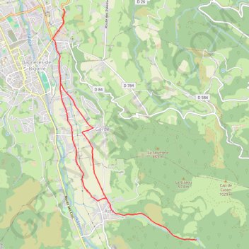 Trace GPS Haute Bigorre - La Fontaine de Crastes, itinéraire, parcours