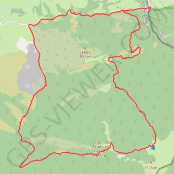Trace GPS Soum des Toupiettes - Grottes de Bétharram, itinéraire, parcours