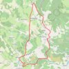 Trace GPS Boucle Floressas Sérignac Malagare Lacépède et Chambeaux, itinéraire, parcours