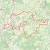 Trace GPS Voie 2DB-B45 - Madonne-et-Lamerey - Vrecourt - Madonne-et-Lamerey, itinéraire, parcours