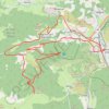 Trace GPS Autour de Gourbit - Col de Lastris, itinéraire, parcours