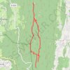 Trace GPS Boucle Château Richard et Croix du Signal par le Col de l'Epine, itinéraire, parcours