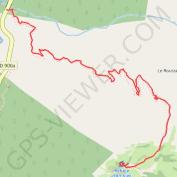 Trace GPS Vieil Esclangon (Montée), itinéraire, parcours
