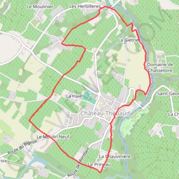Trace GPS [Itinéraire] Circuit du Bois Joli, itinéraire, parcours