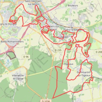 Trace GPS Raid 77 KM-split, itinéraire, parcours