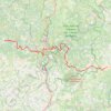 Trace GPS Prayssac - Savignac, itinéraire, parcours