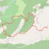 Trace GPS Nans-les-Pins - Chemin de la Glace, itinéraire, parcours