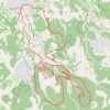 Trace GPS Entre Saint Didier et le Beaucet, itinéraire, parcours