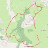 Trace GPS Colombier Montchabry 9 km, itinéraire, parcours
