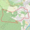 Trace GPS Tour de Vaux, itinéraire, parcours