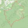 Trace GPS De Buoux à Sivergues par Aigubrun, itinéraire, parcours