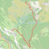 Trace GPS Col de Pans, itinéraire, parcours