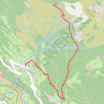 Trace GPS Col de Pans, itinéraire, parcours