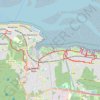 Trace GPS Tour du bassin d'Arcachon à pied jour 1, itinéraire, parcours