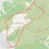 Trace GPS Saint Jean du Puy - Mont Olympe en traversée, itinéraire, parcours