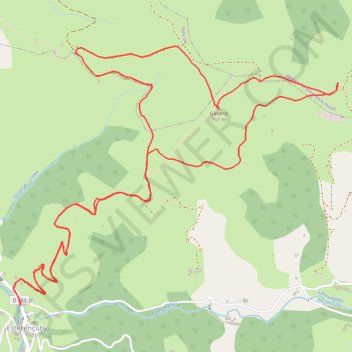 Trace GPS Tracks_TOUR GATARRE -Buluntza, itinéraire, parcours