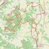 Trace GPS St Hilaire de Villefranche 43 kms, itinéraire, parcours