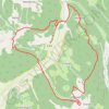 Trace GPS Saint-Amand-de-Coly - Lasserre, itinéraire, parcours