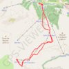 Trace GPS Isola - Cime de Sistron, itinéraire, parcours