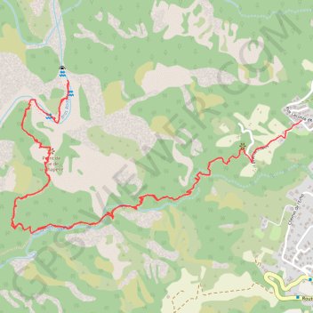 Trace GPS La Chapelle au départ de Cilaos, itinéraire, parcours