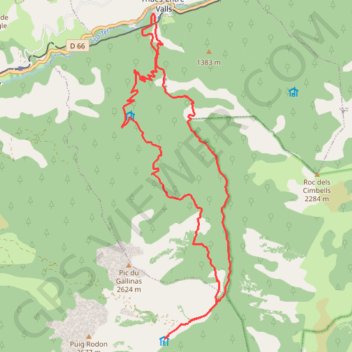 Trace GPS Gorges de la Carança, itinéraire, parcours