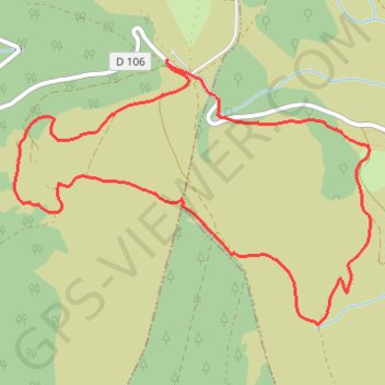 Trace GPS Le colporteur des jasseries - Col des Supeyres - Valcivières, itinéraire, parcours