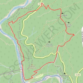 Trace GPS Le dolmen du chanet, itinéraire, parcours