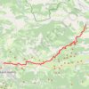 Trace GPS Chemin du Piemont du Mas d'Azil à Saint Lizier, itinéraire, parcours