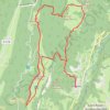 Trace GPS Crêtes de Charande, itinéraire, parcours