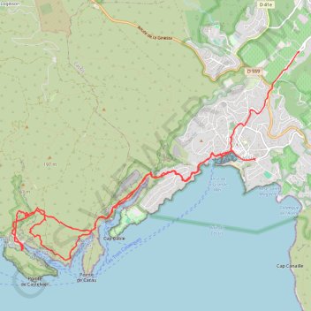 Trace GPS Calanques de Port Pin et En Vau - Cassis, itinéraire, parcours