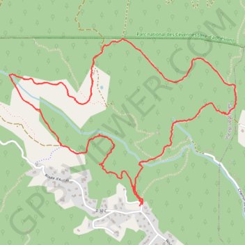 Trace GPS Saint-Jean-du-Pin Randonnée, itinéraire, parcours