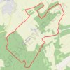 Trace GPS Laines-aux-Bois Marche à pied, itinéraire, parcours