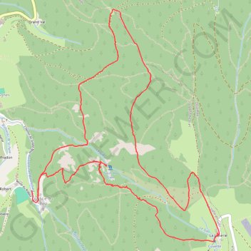 Trace GPS Le Pilat - Crêt de la Perdrix, itinéraire, parcours
