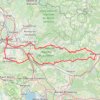 Trace GPS Tour du Luberon à vélo, itinéraire, parcours