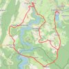 Trace GPS Grand Lac – Vue imprenable sur le lac boucle au départ de Clairvaux-les-Lacs, itinéraire, parcours