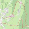 Trace GPS Marche nordique La Croix Servagnet, itinéraire, parcours