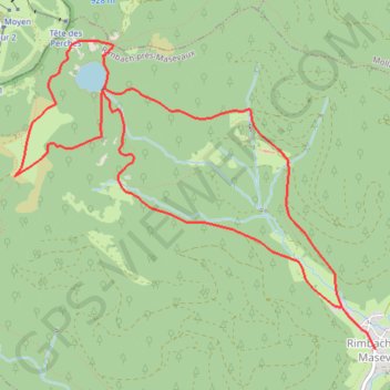 Trace GPS Autour du Lac des Perches, itinéraire, parcours
