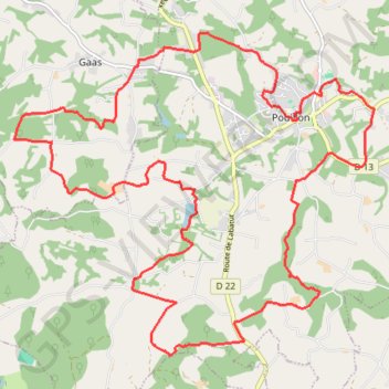 Trace GPS Randonnée des Arrigans Pouillon, itinéraire, parcours