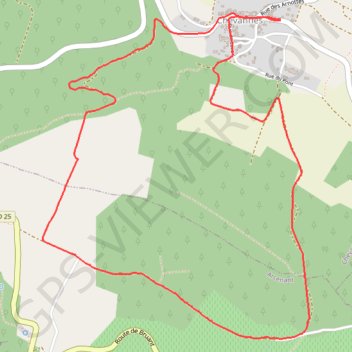 Trace GPS Chevannes Sud 1, itinéraire, parcours