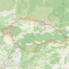 Trace GPS Rustrel colorado provençal, itinéraire, parcours