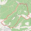 Trace GPS Dans le massif de Piegros, itinéraire, parcours