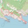 Trace GPS Calanques-Marseille-Morgiou, itinéraire, parcours
