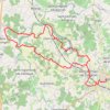 Trace GPS Jonzac boucles Seugne 31 kms, itinéraire, parcours