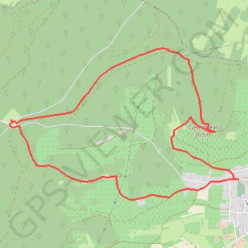 Trace GPS Forêt de Westhoffen, itinéraire, parcours