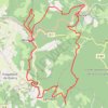 Trace GPS Autour de Bruniquel, itinéraire, parcours