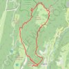 Trace GPS Roche rousse-gouffre berger- sornin, itinéraire, parcours