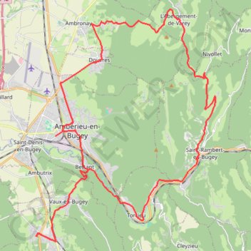 Trace GPS Nivollet, itinéraire, parcours
