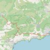 Trace GPS Collobrières Cavalaire, itinéraire, parcours