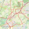 Trace GPS Rennes - La Bouexière - Bois de Champaufour - Petite Saudraie - Placis Vert, itinéraire, parcours